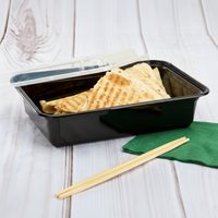 38oz Micro Rectangle, Black (150/cs)