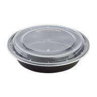 48oz Micro Round, Black (150/cs)